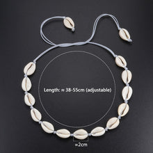 Load image into Gallery viewer, Hot Conch Seashell Necklace Women Jewelry Summer Beach Shell Choker Bohemian Rope Cowrie Beaded Necklaces Handmade Collar Female