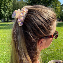 Load image into Gallery viewer, HANGZHI INES New French Vintage Flower Zircon Acetate Hair Clip Shark Grab Hairpin Fashion Hair Accessories for Women Girls 2022