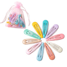 Load image into Gallery viewer, 10/20/30/40 New Women Girls Cute Colorful Waterdrop Shape Hairpins Sweet Hair Clips Barrettes Slid Clip Fashion Hair Accessories