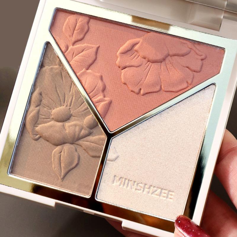 2022 New Highlighter Palette Makeup Contour Powder Matte Face Make Up Pigmented Blusher Pallete Cosmetics Wholesale TSLM1
