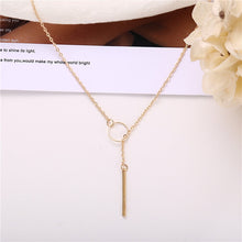Load image into Gallery viewer, Hot Fashion Casual Chocker Necklace Personality Infinity Cross Pendant Gold Color Choker Necklaces on neck Women Jewelry