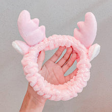 Load image into Gallery viewer, Wash Face Headband Letter Soft Warm Bow Makeup Hairbands Animal Ears Girls Elastic Holder Hair Bands Turban Hair Accessories