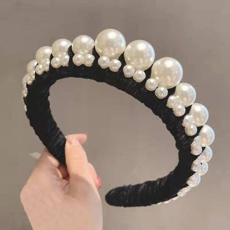 Hair Hoop women hairbands Sweet Handbands for Women Beaded Pearl Headbands Hair Accessories