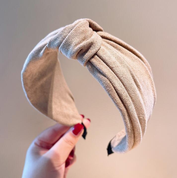 New Autumn 2022 Women Headband Double Bow Hairbands For Women Thickened Gold Velvet Hair Accessories Headwear Hoop Bezel