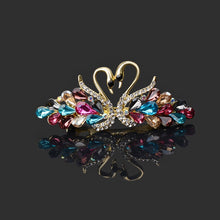 Load image into Gallery viewer, Austrian Rhinestone Hair Comb Flower Leaf Bridal Crystal Hair Ornaments Jewelry Wedding Elegant Hair Accessories