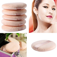 Load image into Gallery viewer, 10pcs Professional Round Shape Facial Face Body Powder Foundation Puff Portable Soft Cosmetic Puff Makeup Foundation Sponge Lot