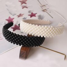 Load image into Gallery viewer, Hair Hoop women hairbands Sweet Handbands for Women Beaded Pearl Headbands Hair Accessories