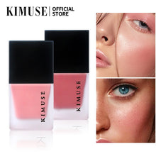 Load image into Gallery viewer, KIMUSE Liquid Blush Cosmetics Blusher Gel Creamy Rouge 4 Colors Long Lasting Natural Cheek Blush Face Contour Makeup Peach