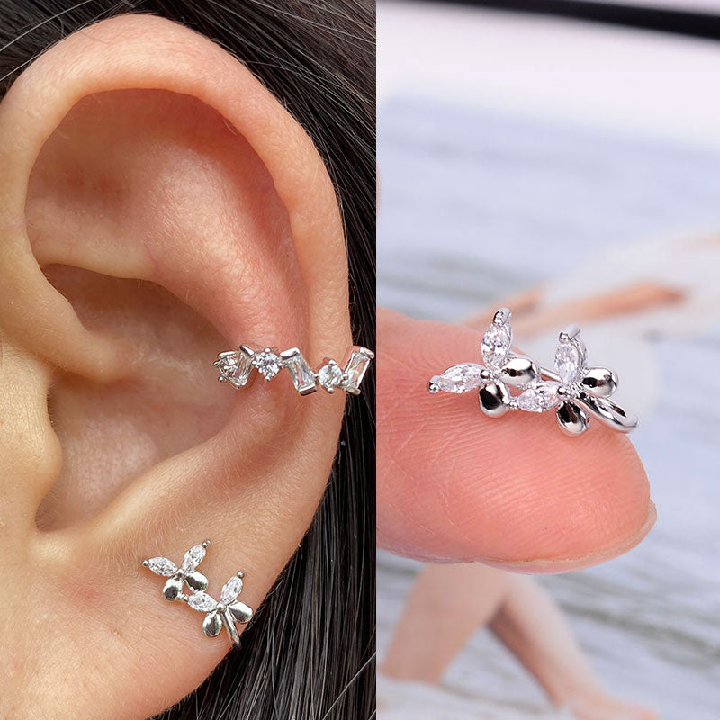 1Pc Helix Cartilage Conch Fake Without Piercing Cuff Earring Earcuff Wrap Rock Earring Cuff No Piercing Women Clip Adjustable