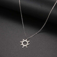 Load image into Gallery viewer, DOTIFI 316L Stainless Steel Necklace Plated Ethnic Sun Totem Pendent Necklaces For Charm Women Birthday Party Fashion Jewelry