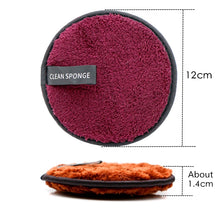 Load image into Gallery viewer, Reusable Makeup Remover Pads Cotton Wipes Microfiber Make Up Removal Sponge Cotton Cleaning Pads Tool