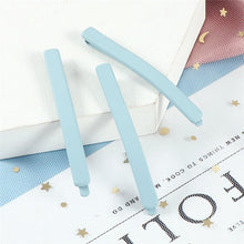 Load image into Gallery viewer, 2Pcs/Set Korean Matte Hair Clips Cute Candy Colors Hairpins For Women Girls Sweet Headwear Barrettes Fashion Hair Accessories