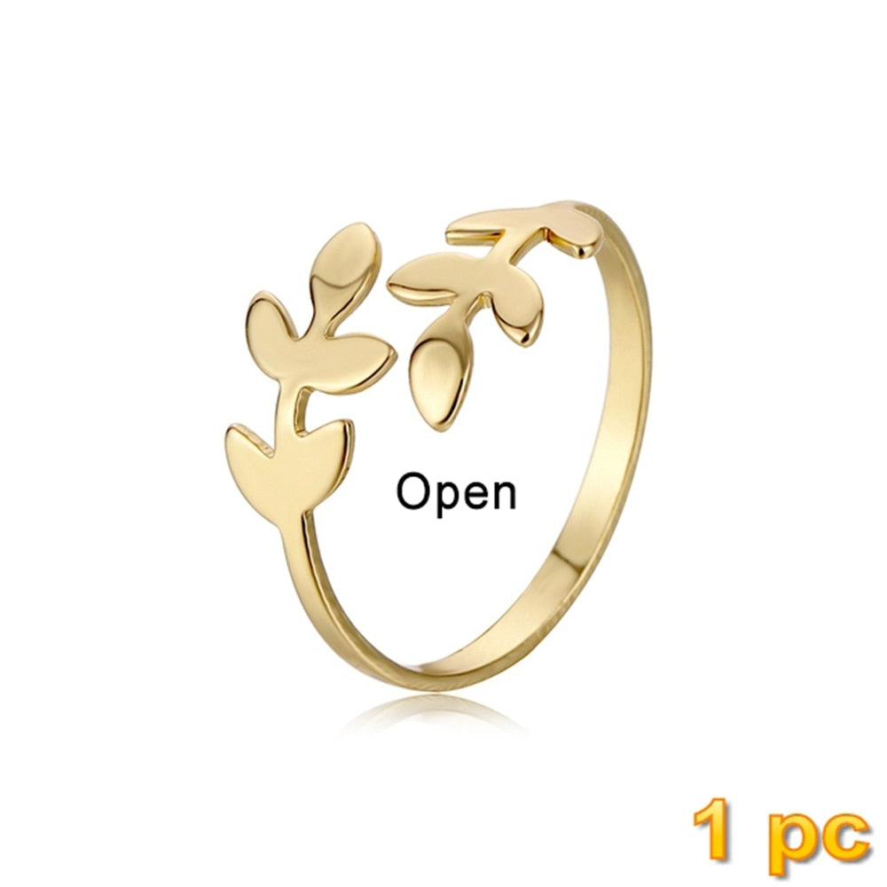 IFMIA Trendy Gold Butterfly Rings For Women Men Lover Couple Rings Set Friendship Engagement Wedding Open Rings 2022 Jewelry
