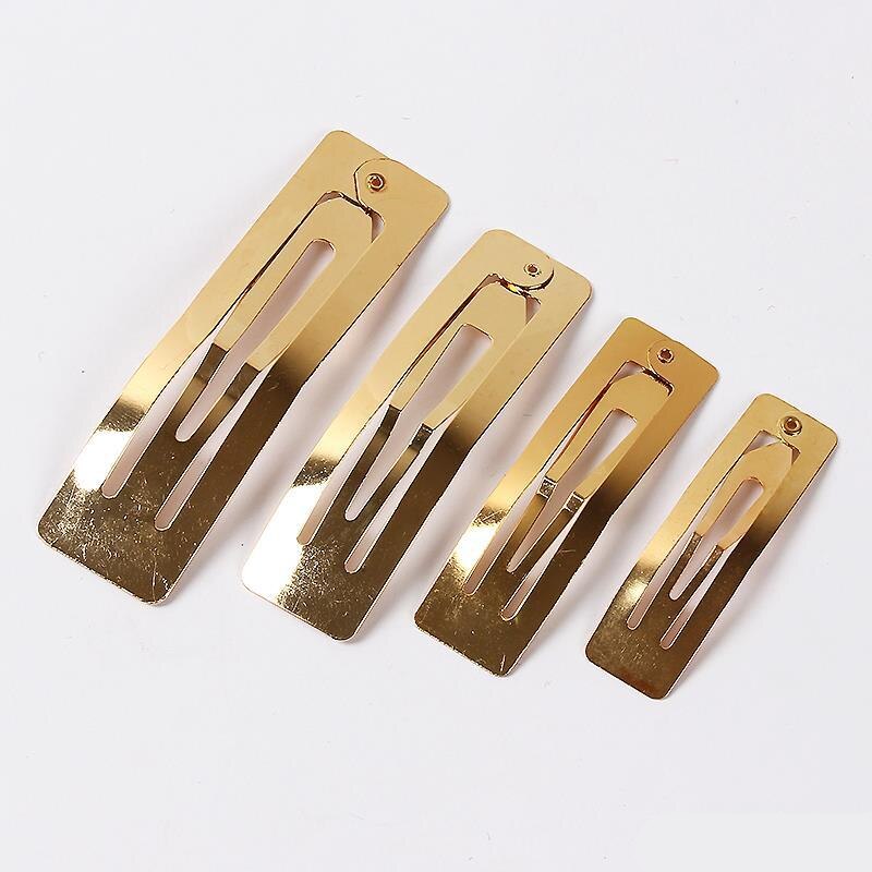 10Pcs/Lot Rectangle BB Hairpins Simple Women‘s Metal BB Hair Clips Girls Hairgrips Headwear Barrettes Hair Styling Accessories