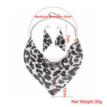 Load image into Gallery viewer, MANILAI Indian Jewelry Set Chic Style Shining Metal Slice Bib Choker Necklaces Earrings Party Wedding Fashion Jewelry Sets Boho