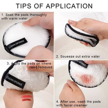 Load image into Gallery viewer, 1Pc Microfiber Facial Cleaner Towels Remover Face Cleansing Towel Reusable Cosmetic Puff Cotton Pad For Makeup Tools