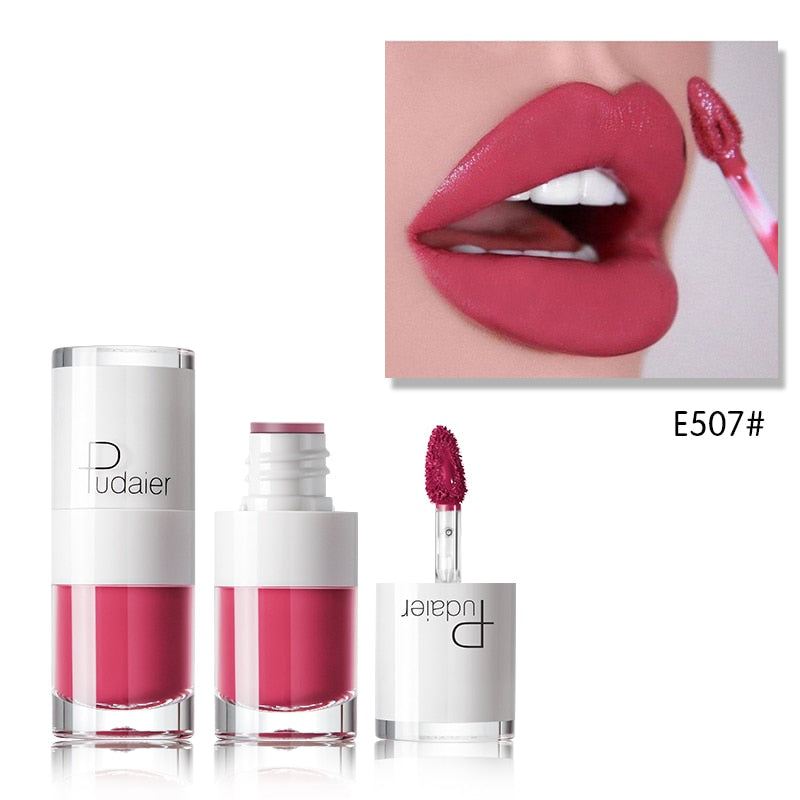 Matte Liquid Lipstick Waterproof Red Velvet Lip Makeup Tattoo Long Lasting Lip Gloss Tint Matte Lipgloss Tube Cosmetics