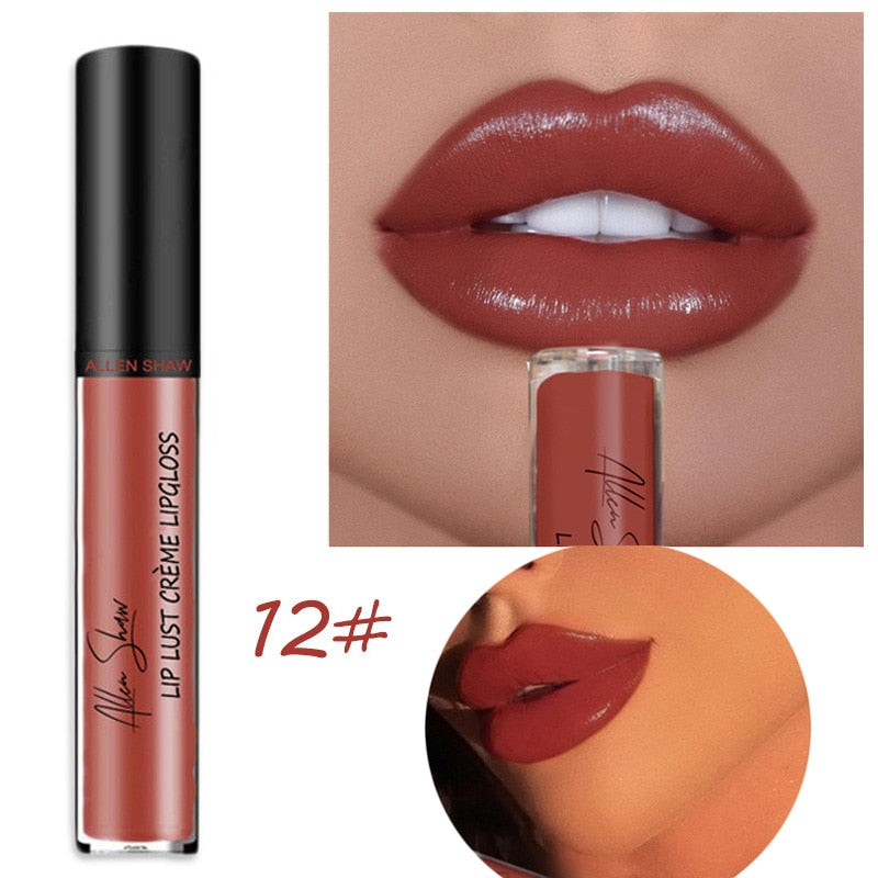 2022 New Liquid Lipstick Cosmetics Lip Gloss Tint Long Lasting Velvet Cream Lips Colors Matte Lipstick Makeup Pigment