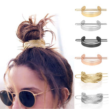 Load image into Gallery viewer, Ruoshui Woman Bun Holders Alloy Cage Hair Sticks Women Hair Jewrly Round Top Hairpins Hair Clips Lady Ornaments Hair Accessories
