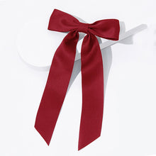 Load image into Gallery viewer, Korea Cute Long Ribbon Bow Hairpin for Women Girls Hairclip Bangs Hairgrips Cute Back Head Top Clip Hair Accessories