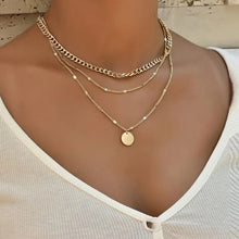 Load image into Gallery viewer, Vintage Necklace on Neck Gold Chain Women&#39;s Jewelry Layered Accessories for Girls Clothing Aesthetic Gifts Fashion Pendant 2022