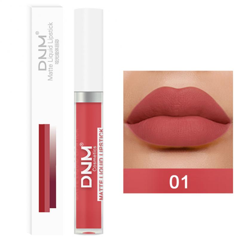 1pc Matte Velvet Lip Glaze 18 Colors Waterproof Long-Lasting Not Easy To Fade Lip Mud Lipstick Makeup Lip Gloss