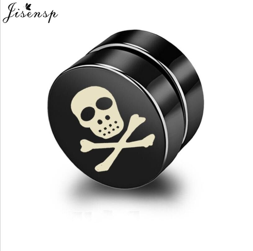 2022 Fake Piercing Mens Strong Magnet Magnetic Round Ear Studs Non Piercing Earrings for Women Body Jewelry Accessories