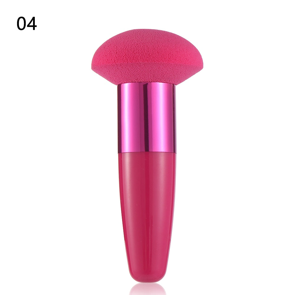 New Mushroom head Makeup Brushes Powder Puff  Beauty Cosmetic Sponge With Handle Women Fashion Professional Makeup Tools