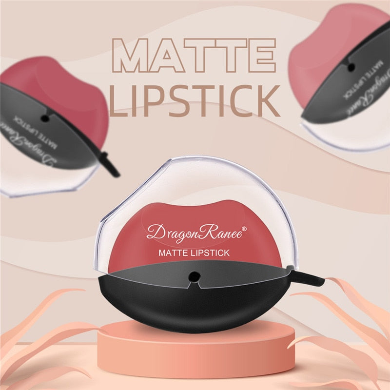 New Long Lasting Matte Lipstick Moisturizing Lips Waterproof Lazy Lip Stick High-pigment Makeup Cosmetic Velvet Solid Lip Gloss