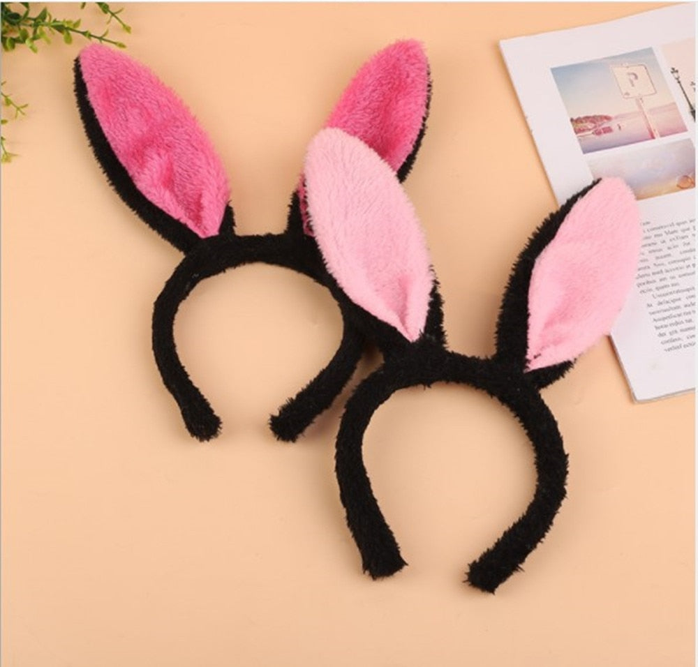 women&#39;s headwear headbands for girls Ladies Easter Adult Children Hairband Rabbit Ear Headband Hairband Hair Accessories