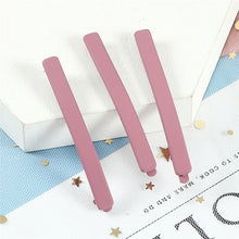 Load image into Gallery viewer, 2Pcs/Set Korean Matte Hair Clips Cute Candy Colors Hairpins For Women Girls Sweet Headwear Barrettes Fashion Hair Accessories