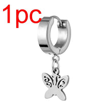 Load image into Gallery viewer, 1 Piece Men Women Punk Gothic Cross Exaggerated Classic Metal Christian Chain Drop Dangle Earrings Street Hip Hop Jewelry Kpop