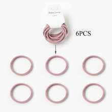 Load image into Gallery viewer, 1 Set Women Basic Elastic Hair Bands Scrunchie Ponytail Holder Headband Colorful Rubber Bands Fashion Hair Accessories