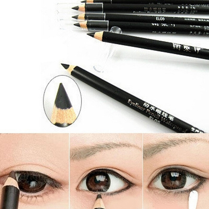 1pcs Waterproof Eyeliner Pencil Eyeliner Pen Long-lasting Black Eye Liner Makeup Beauty Pen Pencil Cosmetic Tool For Women