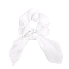 Load image into Gallery viewer, New Chiffon Bowknot Silk Hair Scrunchies Women Pearl Ponytail Holder Hair Ties Hair Rope Rubber Bands Headwear Hair Accessories
