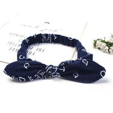 Load image into Gallery viewer, New Girls Vintage Cross Knot Elastic Hairbands Soft Solid Print Headbands Bandanas Girls Hair Bands Hair Accessories For Women