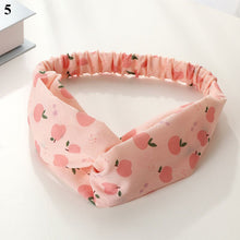Load image into Gallery viewer, Women Suede Headband Bohemian Vintage Cross Knot Elastic Hairband Girls Hair Accessories Hair Band Floral Solid Knotted Headwear