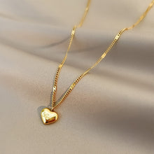 Load image into Gallery viewer, XIYANIKE 316L Stainless Steel Gold Color Love Heart Necklaces For Women Chokers 2022Trend Fashion Festival Party Gift Jewelry