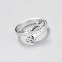 Load image into Gallery viewer, Simple Fashion Silver Color Feather Dolphin Adjustable Ring Exquisite Jewelry Ring For Women Party Wedding Engagement Gift