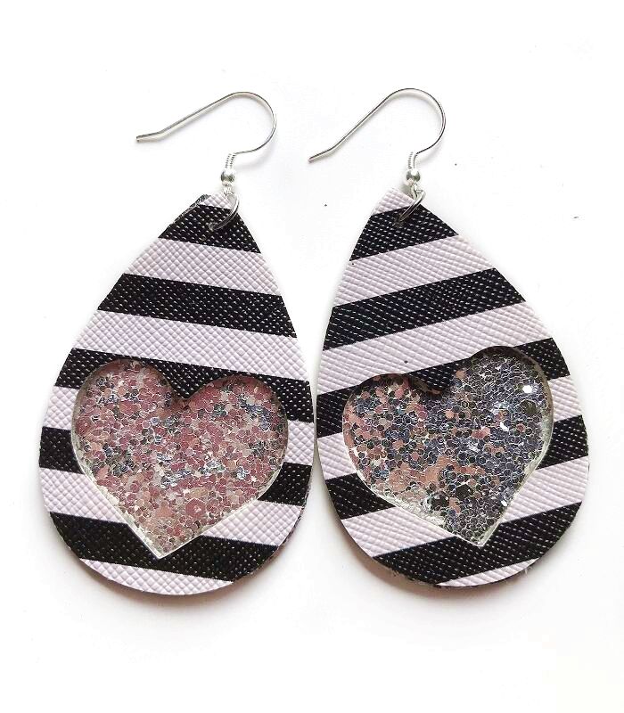 2022 New Feather Glitter Leather Earrings For Women Fashion  Leather Leaf Earrings Vintage Earrings Women