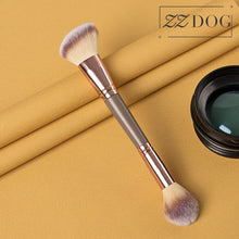 Load image into Gallery viewer, ZZDOG 1Pcs Professional Cosmetics Make Up Tool Double-Head Multifunctional Shadow Highlight Blush Eyebrow Eyelash Beauty Brush