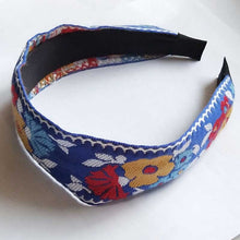 Load image into Gallery viewer, Embroidery Flower Headbands For Women korea Headband National Style Hair Accessories Colorful Hairband Head Wrap Hair Band