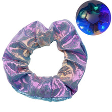 Load image into Gallery viewer, 2022 New Arrival Girls LED Luminous Scrunchies Hairband Ponytail Holder Headwear Elastic Hair Bands Solid Color Hair Accessories