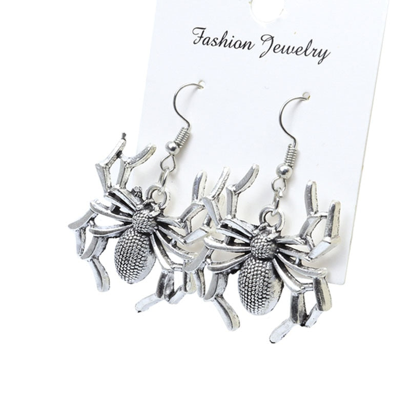 SONGDA New Arrival Minimalist Spider Pendant Necklace Punk Rock Fashion Chain Necklace Choker Gothic Men Women Bijoux Jewelry