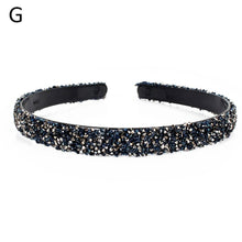 Load image into Gallery viewer, Luxury Crystal Pearl Rhinestone Headbands Fashion Women Hair Accessories Headdress Padded Hairbands Hair Bands Sparkly Hair Hoop