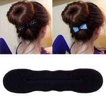 Load image into Gallery viewer, Deft Bun Hair Band DIY Donut Maker Girls Women Print Knotted Flexible Twister Styling Tool Headband Curler Hair Accessories