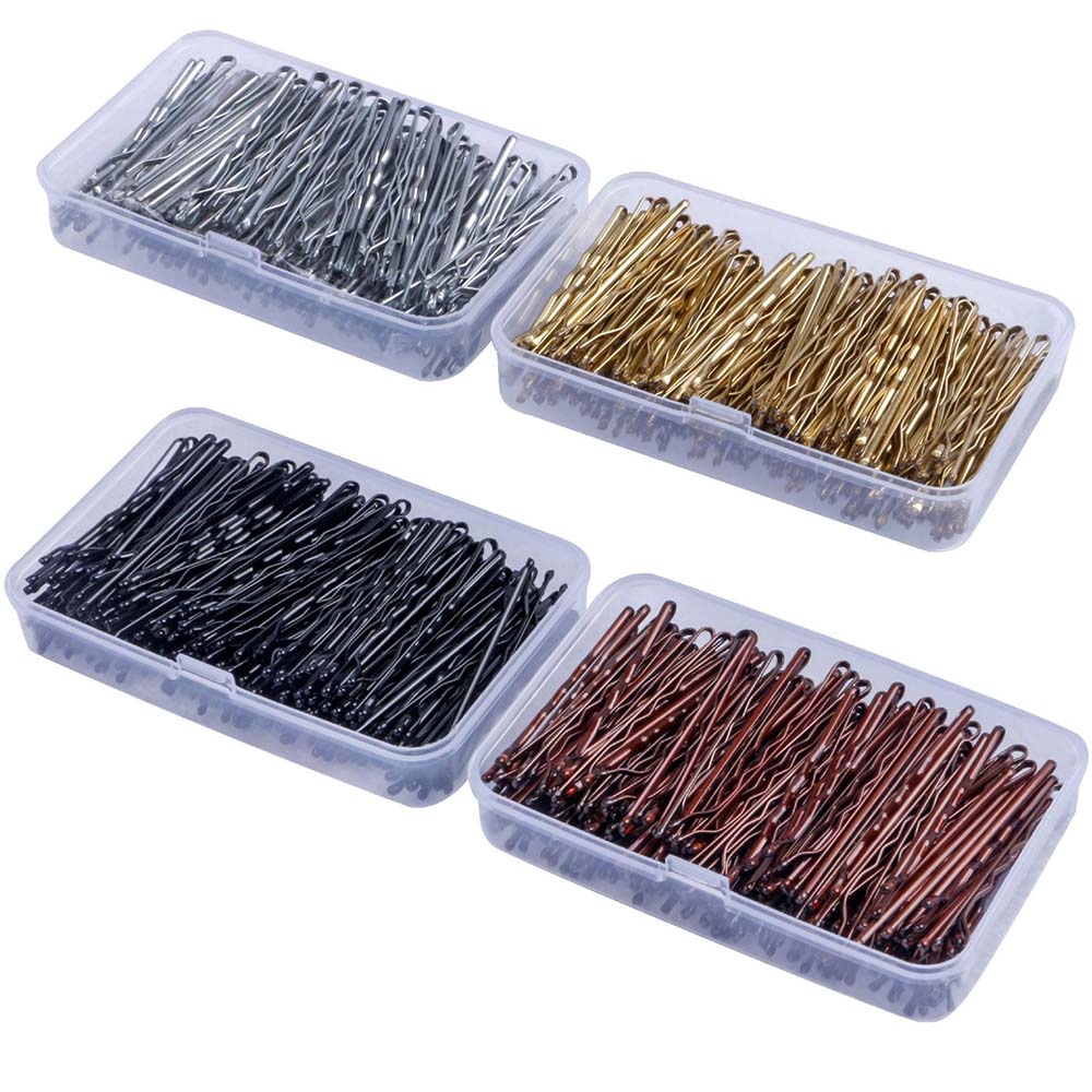 150Pcs/Box Metal Hair Clips for Wedding Women Hairpins Barrette Curly Wavy Grips Hairstyle Bobby Pins Hair Styling Accessories