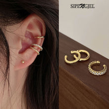 Load image into Gallery viewer, SIPENGJEL Fashion Crystal Without Piercing Ear Cuff Earrings Fake Cartilage Piercing Ear Clip Earrings For Women Jewelry 2022