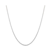 Load image into Gallery viewer, 2022 Popular Silver Colour Sparkling Clavicle Chain Choker Necklace Collar For Women Fine Jewelry Wedding Party Birthday Gift