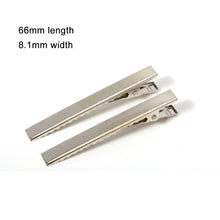 Load image into Gallery viewer, 50/20pcs Metal Hair Alligator Clips 30mm/40mm/45mm/55mm/65mm/75mm/100mm Findings For DIY Jewelry Hair Style Tools Accessories